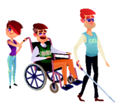 Bild von Menschen mit Behinderung